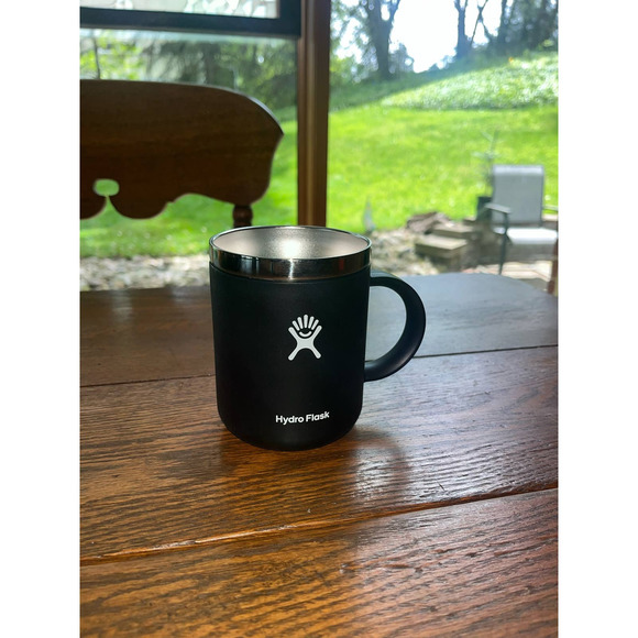 12 OZ Hydro Flask, Black - Picture 1 of 4